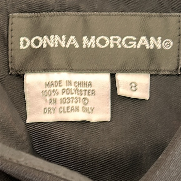 Donna Morgan Polyester Crepe Halter Dress sz. 8 - Picture 9 of 11